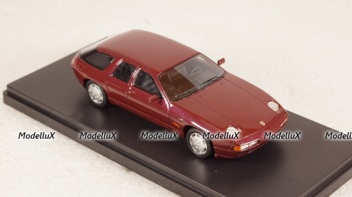 Porsche 928 Studie H50 1987 darkred-metallic, 47130, NEO 1:43 