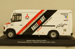 Mercedes 609D Squadra Mitsubishi Ralliart, Rally Assistance №29 1:43