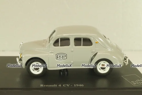 Renault 4 CV 1946, grey, Atlas 1:43