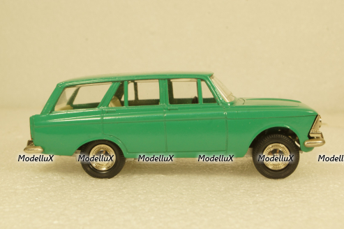 Москвич-427, зеленый, январь 89г.,Тантал/Радон  1:43