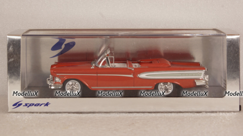 Ford Edsel Citation Convertible 1958 red, Spark 1:43