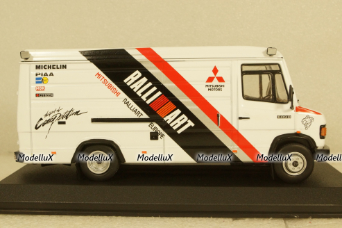 Mercedes 609D Squadra Mitsubishi Ralliart, Rally Assistance №29 1:43