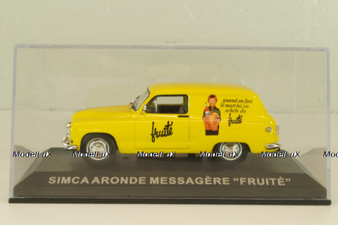 Simca Aronde Messagere "Fruite", yellow, Altaya 1:43