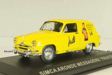 Simca Aronde Messagere "Fruite", yellow, Altaya 1:43
