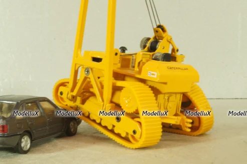 Caterpillar Cat 591 Pipelayer (трубоукладчик), yellow, No.224, Joal 1:50