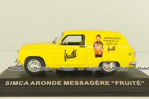 Simca Aronde Messagere "Fruite", yellow, Altaya 1:43