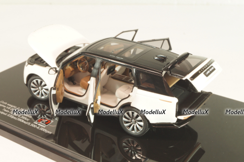 Range Rover (L405) SV Autobiography  Serenity 2017, white/black, LCD43014-WB, LCD 1:43