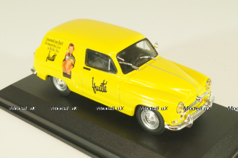 Simca Aronde Messagere "Fruite", yellow, Altaya 1:43