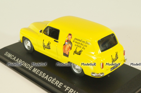 Simca Aronde Messagere "Fruite", yellow, Altaya 1:43