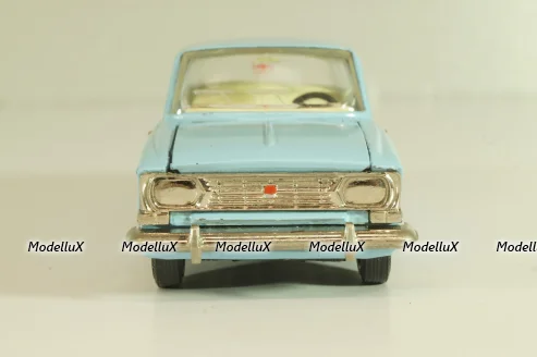 Москвич-412, Медпомощь, голубой, Тантал/Радон 1:43