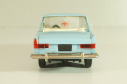 Москвич-412, Медпомощь, голубой, Тантал/Радон 1:43