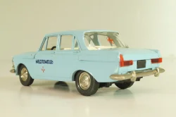 Москвич-412, Медпомощь, голубой, Тантал/Радон 1:43
