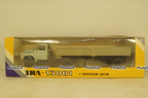 Зил-130В1 с полуприцепом Одаз-885, конверсия 1:43