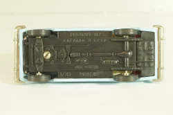 Москвич-412, Медпомощь, голубой, Тантал/Радон 1:43