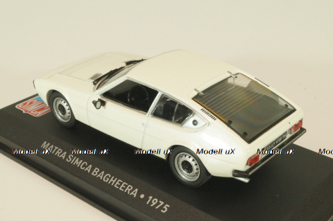 Matra Simca Bagheera 1975, white,  Les Belles Annees Simca #41, Altaya 1:43