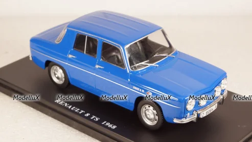 Renault 8 TS 1968 blue, Altaya 1:24