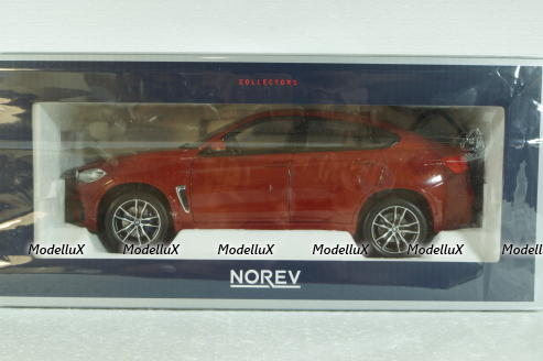 BMW X6 M (F16), 2015 Metallic Red, 183242, Norev 1:18