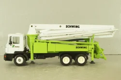 MAN 3-axle Schwing 32XL, concrete pump,  white/green, Conrad 1:50