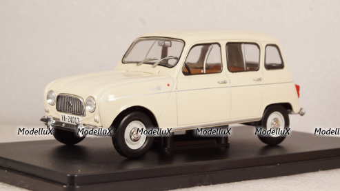 Renault 4L 1964 White, Altaya 1:24