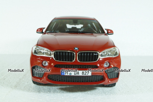 BMW X6 M (F16), 2015 Metallic Red, 183242, Norev 1:18
