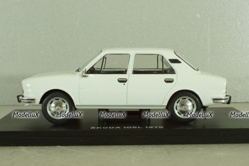 Skoda 105 L, 1978, white, Выпуск №37, Hachette 1:24