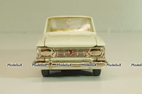 Москвич-412 А2, Медпомощь, белый, капот 2 зажима, Тантал/Радон 1:43