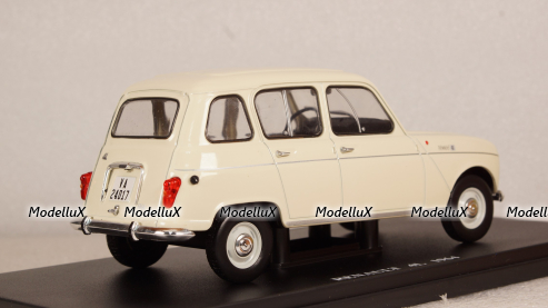 Renault 4L 1964 White, Altaya 1:24
