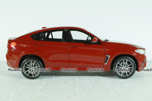 BMW X6 M (F16), 2015 Metallic Red, 183242, Norev 1:18