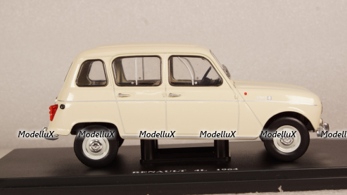Renault 4L 1964 White, Altaya 1:24