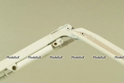 MAN 3-axle Schwing 32XL, concrete pump,  white/green, Conrad 1:50