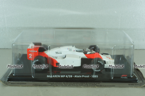 McLaren MP 4/2 Alain Prost 1985, LE GRANDI FORMULA 1 №14, 1:24