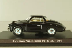 Renault 4CV coach Vernet-Pairard type R 1954, black, Eligor 1:43