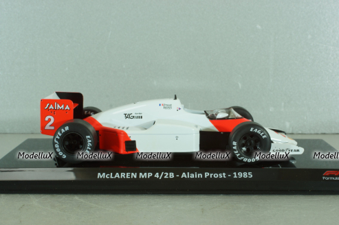 McLaren MP 4/2 Alain Prost 1985, LE GRANDI FORMULA 1 №14, 1:24