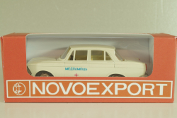 Москвич-412 А2, Медпомощь, белый, капот 2 зажима, Тантал/Радон 1:43
