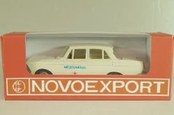Москвич-412 А2, Медпомощь, белый, капот 2 зажима, Тантал/Радон 1:43