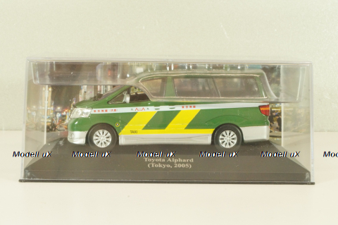Toyota Alphard Taxi, Tokyo 2005, green, Altaya 1:43