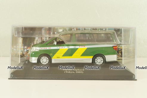 Toyota Alphard Taxi, Tokyo 2005, green, Altaya 1:43