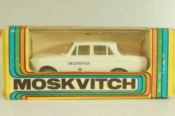 Москвич-412 А2, Медпомощь, февраль 1985г., кремовый, Тантал/Радон 1:43