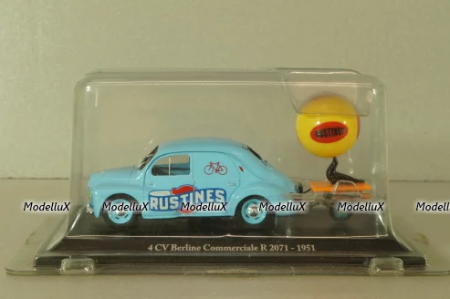 Renault 4CV Berline Commerciale Rustines 1951, blue, Eligor 1:43