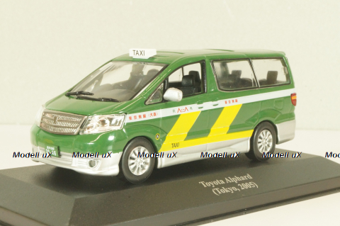 Toyota Alphard Taxi, Tokyo 2005, green, Altaya 1:43