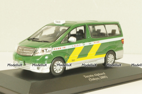 Toyota Alphard Taxi, Tokyo 2005, green, Altaya 1:43