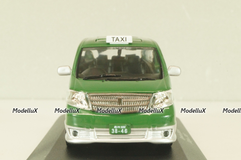 Toyota Alphard Taxi, Tokyo 2005, green, Altaya 1:43