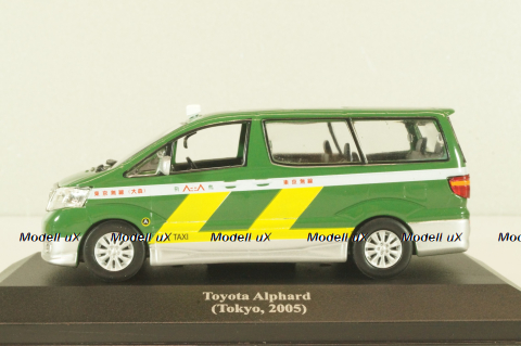 Toyota Alphard Taxi, Tokyo 2005, green, Altaya 1:43