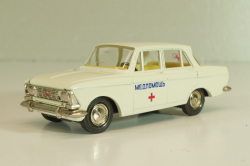 Москвич-412 А2, Медпомощь, февраль 1985г., кремовый, Тантал/Радон 1:43