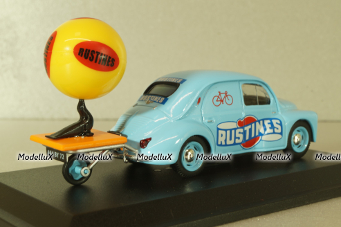 Renault 4CV Berline Commerciale Rustines 1951, blue, Eligor 1:43