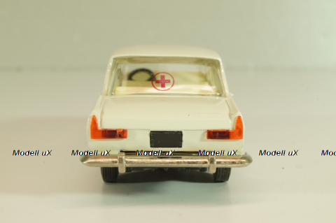 Москвич-412 А2, Медпомощь, февраль 1985г., кремовый, Тантал/Радон 1:43