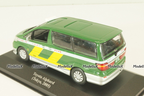 Toyota Alphard Taxi, Tokyo 2005, green, Altaya 1:43
