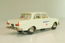 Москвич-412 А2, Медпомощь, февраль 1985г., кремовый, Тантал/Радон 1:43
