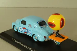 Renault 4CV Berline Commerciale Rustines 1951, blue, Eligor 1:43