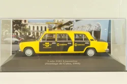 Ваз-2101Жигули Limousine Taxi Santiago de Cuba 1995, yellow/black, Altaya 1:43